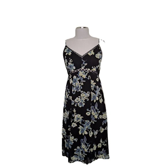 Soprano Dresses & Skirts - Soprano Floral Lined Dress Spaghetti Straps Multicolor Size L New with Tag